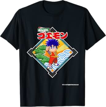 Amazon.co.jp: 「がんばれゴエモン」ゴエモン（其ノ陸） Tシャツ